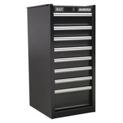 Sealey Hang-On Chest 8 Drawer with Ball-Bearing Slides Black AP33589B Sealey - Dynamic Drive
