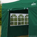 Dellonda Premium Fabric Side Panels - Dark Green Dellonda  - Dynamic Drive