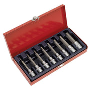 Sealey Hex Socket Bit Set 8pc 1/2"Sq Drive Metric AK9310 Sealey - Dynamic Drive
