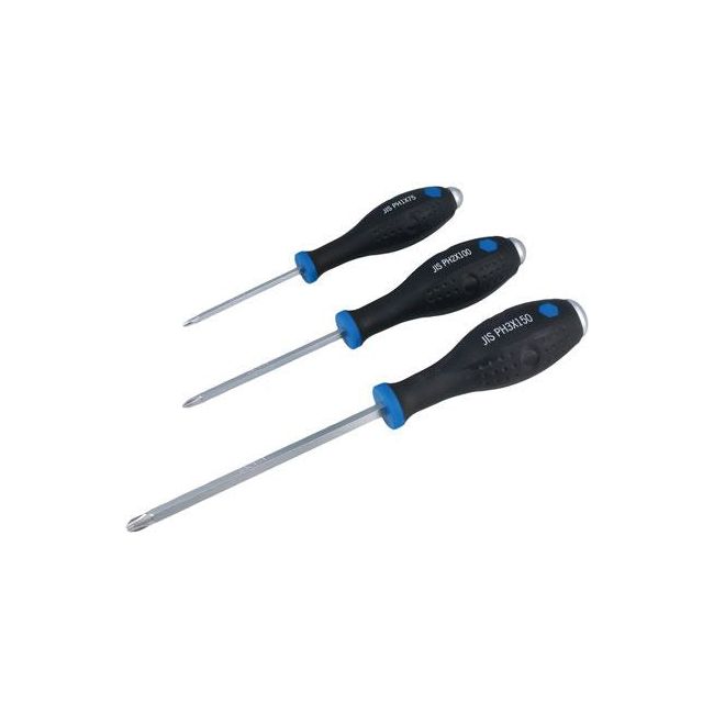 Laser JIS Pound Thru Screwdrivers 3pc 8037 Laser - Dynamic Drive