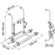 Fiamma Motorhome Carry Bike UL Black 2 Cycle Carrier Fiamma  - Dynamic Drive