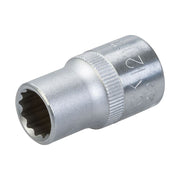 King Dick Socket SD 1/2" Metric 12pt 12mm King Dick - Dynamic Drive