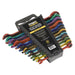 Sealey Ratchet Combination Spanner Set 12pc Multi-Coloured Metric S01075 Siegen by Sealey - Dynamic Drive