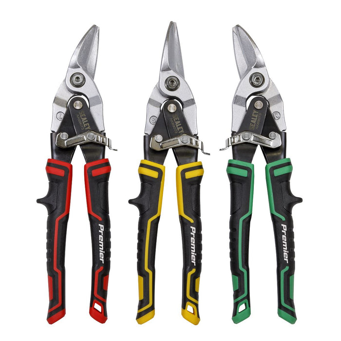 Sealey High Leverage Aviation Tin Snip Set 3pc AK69073 Sealey - Dynamic Drive