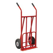 Sealey Sack Truck with Pneumatic Tyres Folding 150kg Capacity CST800 Sealey - Dynamic Drive