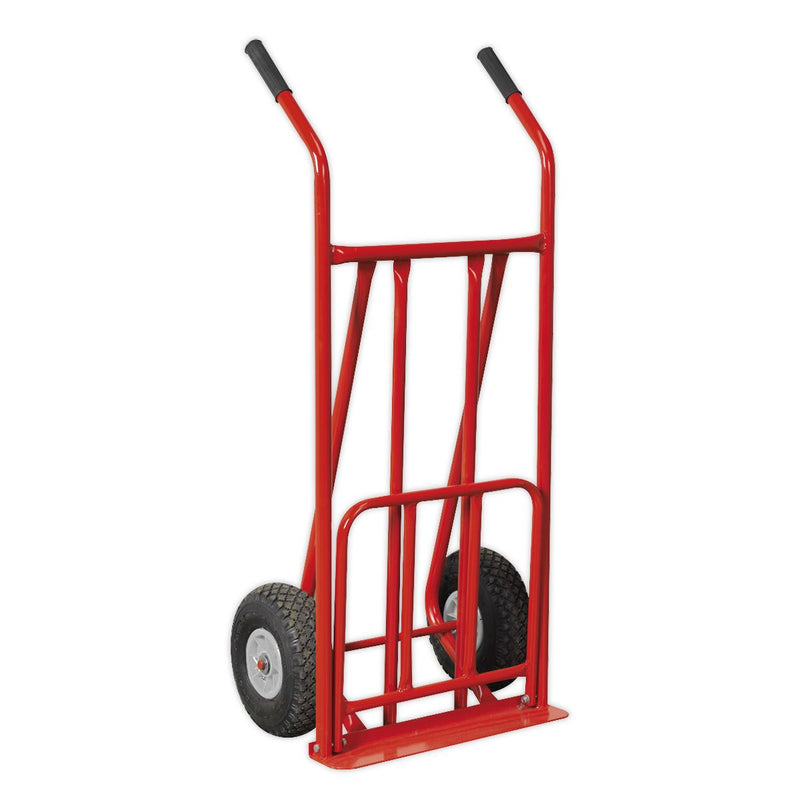 Sealey Sack Truck with Pneumatic Tyres Folding 150kg Capacity CST800 Sealey - Dynamic Drive