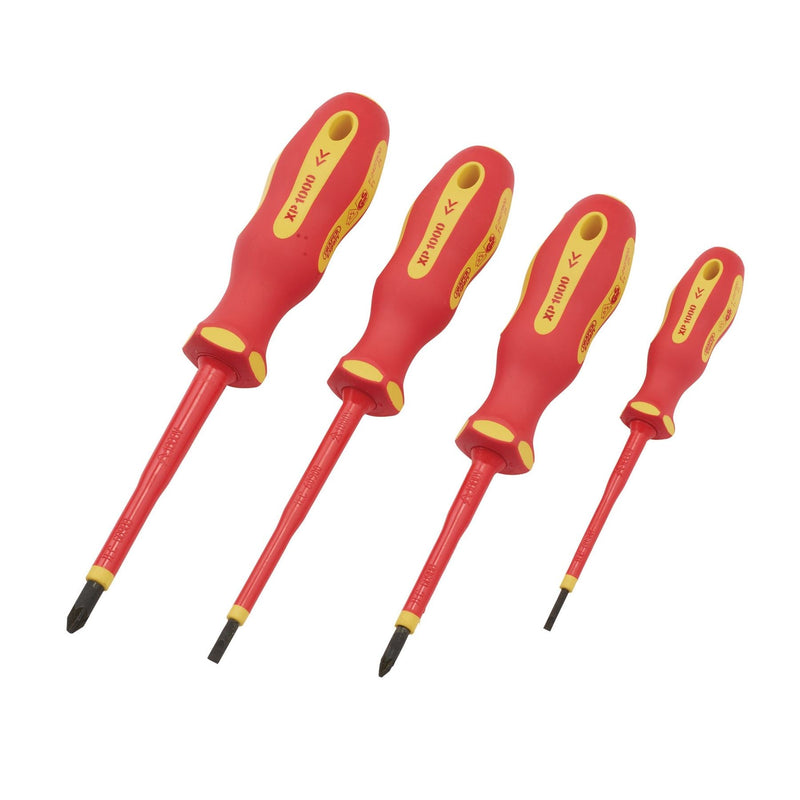 Draper XP1000 VDE Screwdriver Set (4 Piece) 64693 Draper - Dynamic Drive