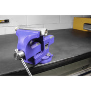 Sealey Vice 100mm Quick Action Swivel Base SG Iron QAVE100 Sealey - Dynamic Drive