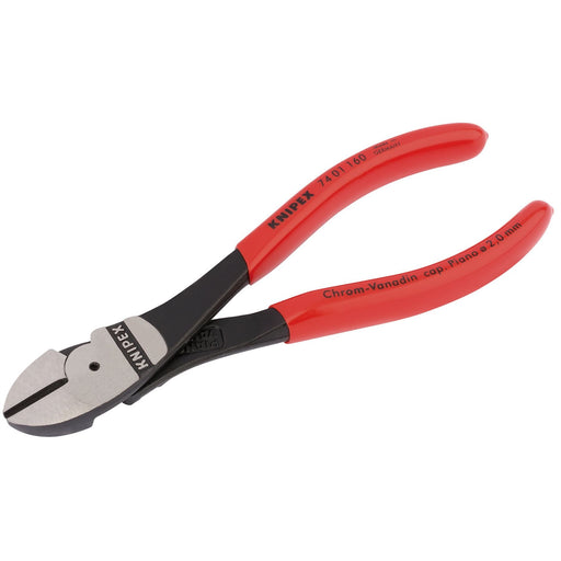 Draper Knipex 74 01 160 High Leverage Diagonal Side Cutter, 160mm 55522 Draper - Dynamic Drive