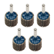 Sealey 25 x 20mm Abrasive Flap Wheel on 6mm Shaft 60Grit - Pack of 5 FW2520605 Sealey - Dynamic Drive
