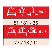 Abus Mechanical 20/80mm Diskus® Plus Padlock Carded ABUS Mechanical - Dynamic Drive