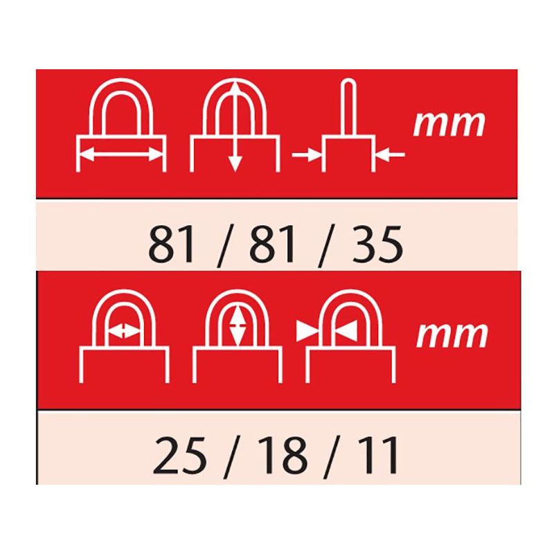 Abus Mechanical 20/80mm Diskus® Plus Padlock Carded ABUS Mechanical - Dynamic Drive