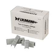 Fixman Type 53 Staples 5000pk 11.25 x 14 x 0.75mm Fixman - Dynamic Drive