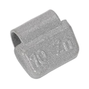 Sealey Wheel Weight 10g Hammer-On Plastic Coated Zinc for Alloy Wheels Pack of 1 Sealey - Dynamic Drive