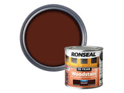 Ronseal 10 Year Woodstain Walnut 250ml Ronseal - Dynamic Drive