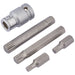 Draper Spline Bit Set, 1/2" Sq. Dr. (5 Piece) 83567 Draper - Dynamic Drive