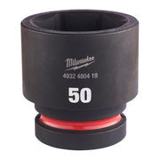 Milwaukee 50Mm 1 Impact Socket Std-1Pc 4932480419 Milwaukee - Dynamic Drive