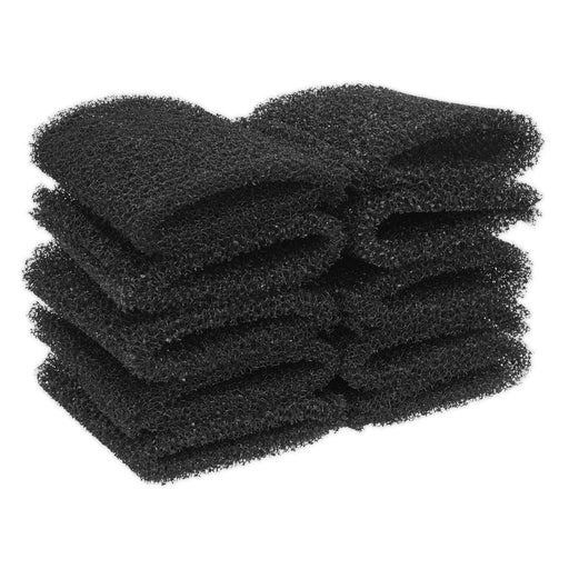 Sealey Foam Filter for PC195SD Pack of 10 PC195SDFF10 Sealey - Dynamic Drive