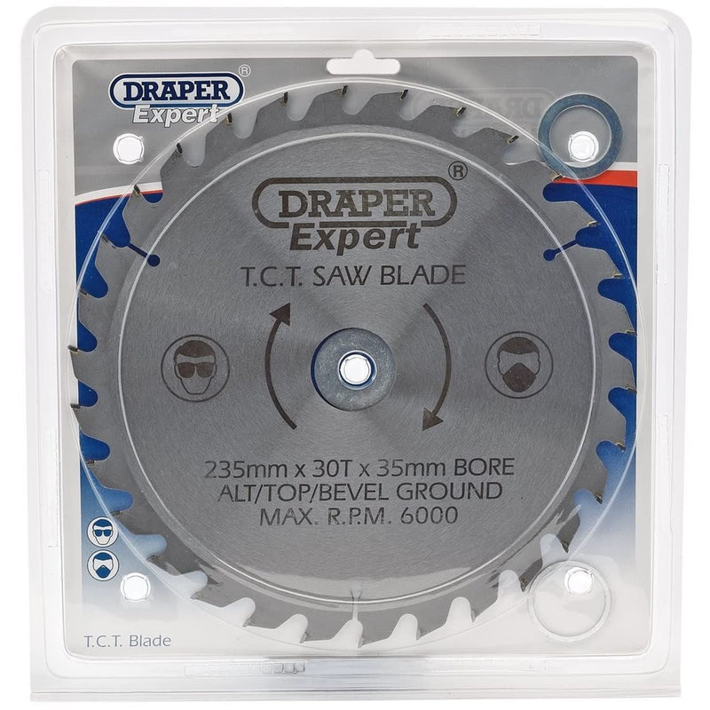 Draper Expert TCT Saw Blade, 235 x 35mm, 30T 09484 Draper - Dynamic Drive