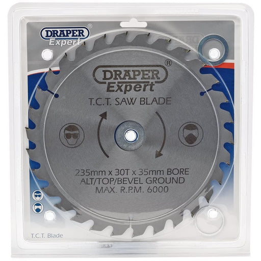 Draper Expert TCT Saw Blade, 235 x 35mm, 30T 09484 Draper - Dynamic Drive