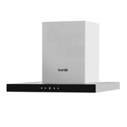 Baridi T-Shape Chimney Cooker Hood with Carbon Filters 60cm - Stainless Steel Baridi - Dynamic Drive