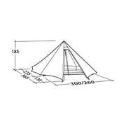 Robens Fairbanks 4 Berth Poled Tent Robens - Dynamic Drive