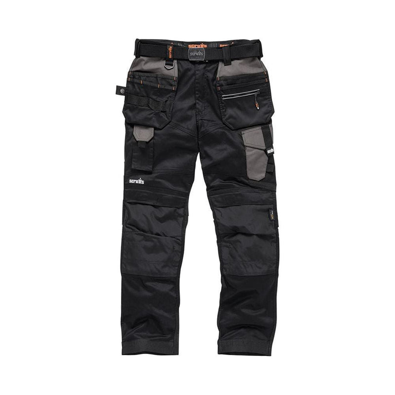 Scruffs Pro Flex Holster Trousers Black 30S Scruffs - Dynamic Drive