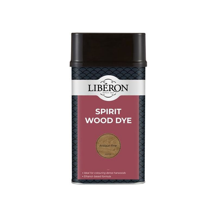 Liberon Spirit Wood Dye Antique Pine 1 litre Liberon - Dynamic Drive