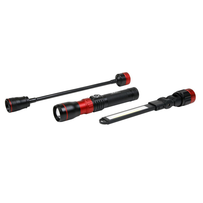 Sealey Interchangeable 3-In-1 COB LED Inspection Light Rechargeable Sealey  - Dynamic Drive