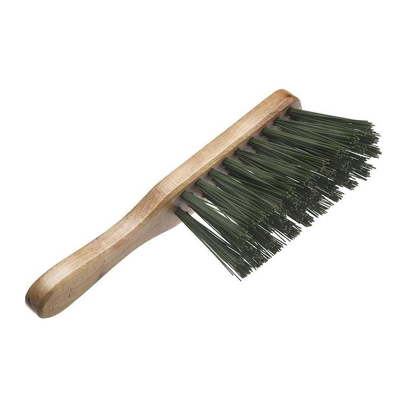 Faithfull Stiff Green PVC Hand Brush 275mm (11in) Faithfull - Dynamic Drive