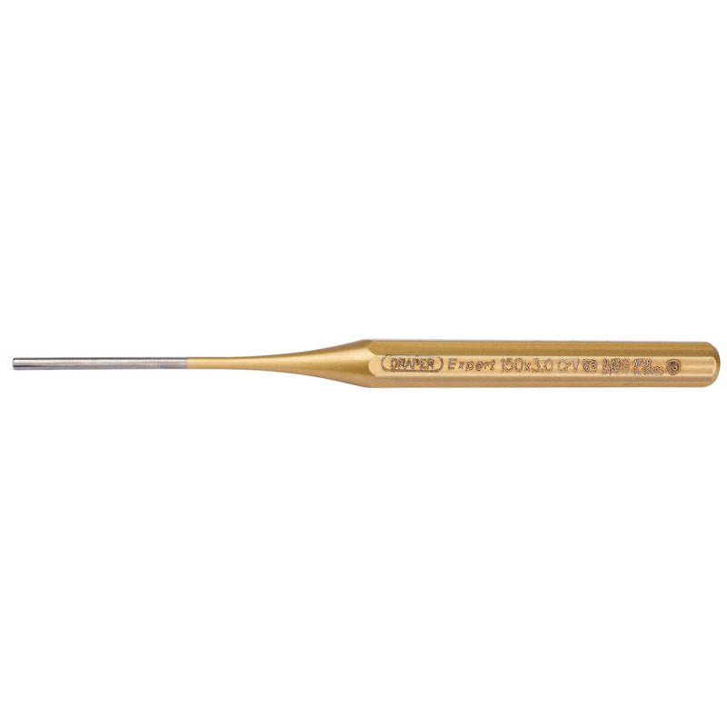 Draper Octagonal Parallel Pin Punch, 3 x 150mm 51661 Draper - Dynamic Drive