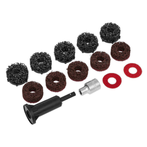 Sealey Stud Hub Cleaner 14pc VS8002 Sealey - Dynamic Drive