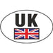 W4 Uk Small Sticker Oval 101Mm X 64Mm 37192 W4 - Dynamic Drive