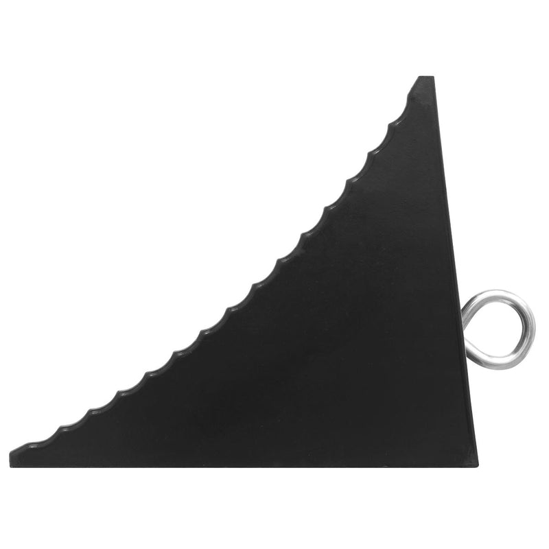 Sealey Heavy-Duty Rubber Wheel Chock - Single CWC01 Sealey - Dynamic Drive