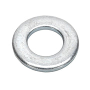 Sealey Flat Washer M10 x 21mm Form A Zinc DIN 125 Pack of 100 FWA1021 Sealey  - Dynamic Drive