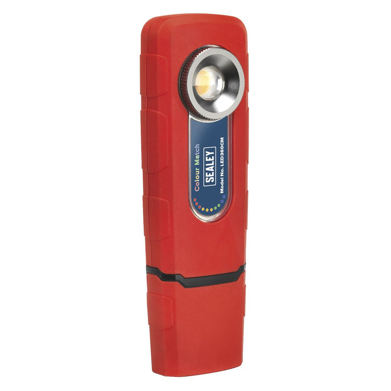 Sealey 360 Rechargeable Inspection Light 5W COB LED Colour Match CRI 96 3-Colour Sealey - Dynamic Drive