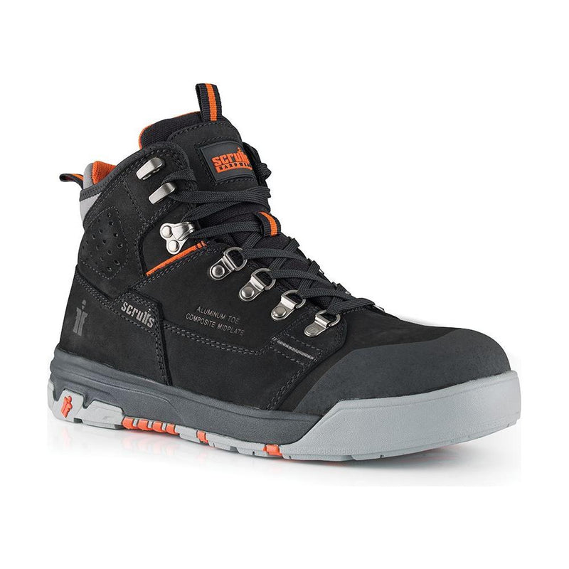 Scruffs Hydra Safety Boots Black Size 10 / 44 Scruffs - Dynamic Drive