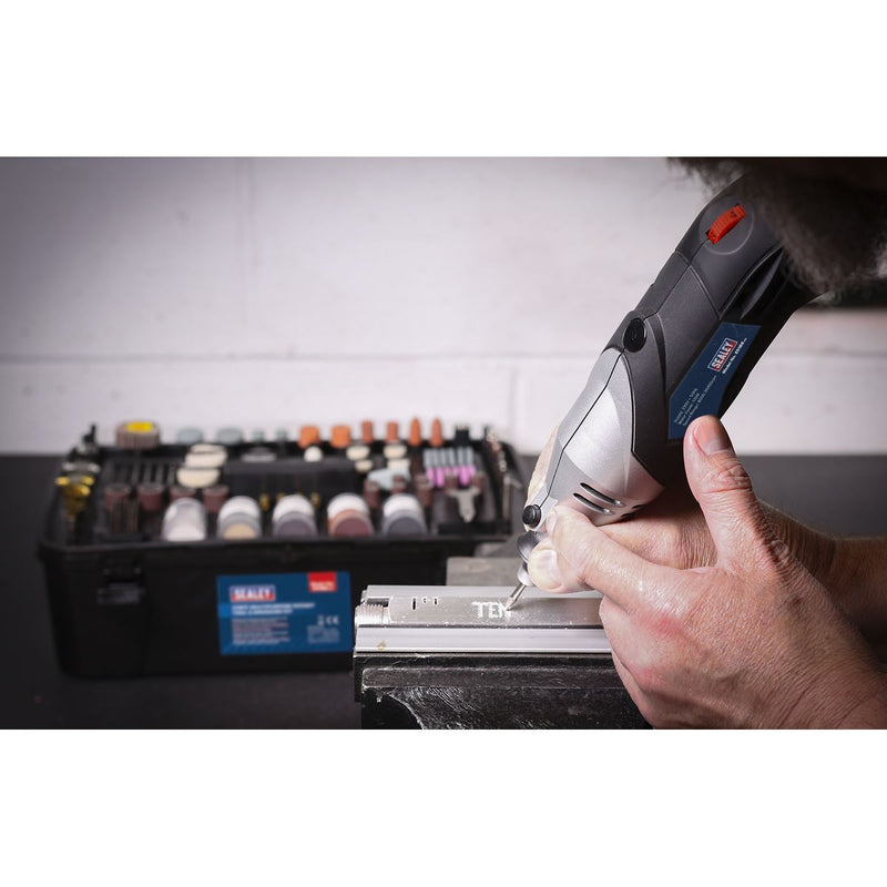 Sealey Multipurpose Rotary Tool & Engraver Kit 219pc 230V E5188 Sealey - Dynamic Drive