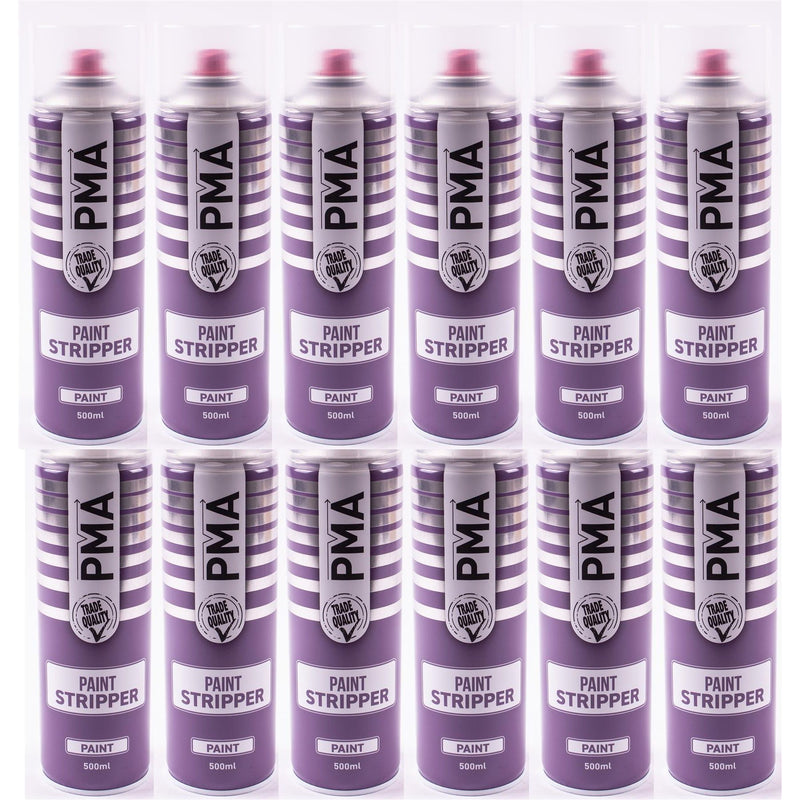 12X Paint Stripper PMA Aerosol Paint Remover 500ml Bodyshop Car PMA - Dynamic Drive