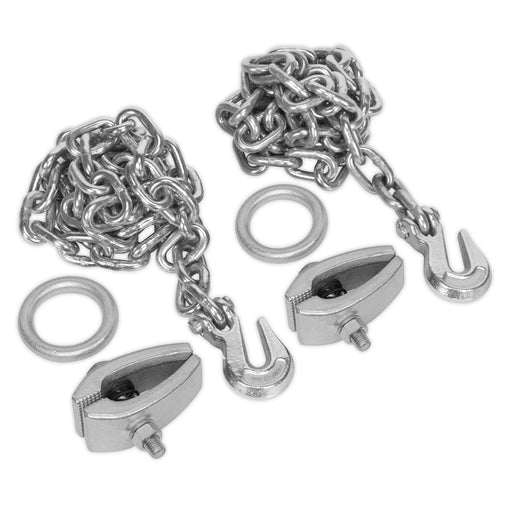 Sealey Chain Kit 2 x 2m Chains 2 x Clamps RE91/5/CK Sealey - Dynamic Drive