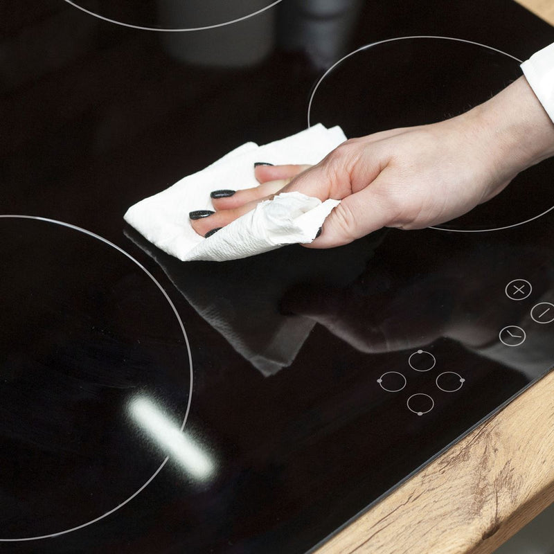 Baridi Integrated Ceramic Hob with 4 Cooking Zones 60cm - Black Glass Baridi - Dynamic Drive