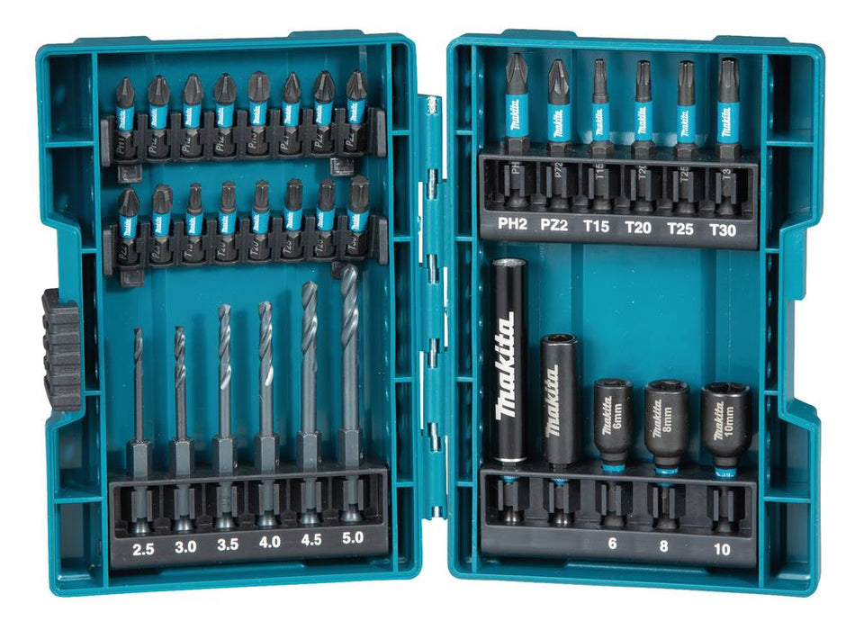 Makita 33Pcs Impact Black Set B-66896 Makita - Dynamic Drive