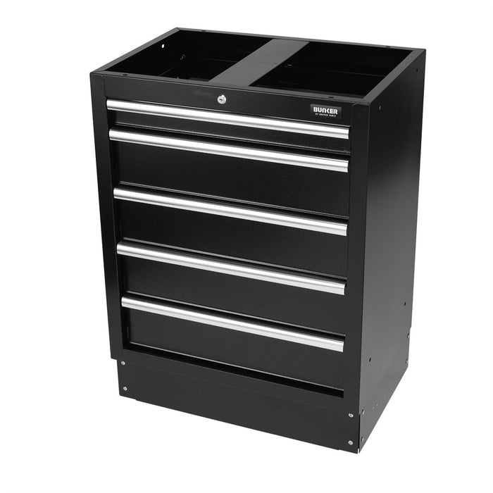 Draper BUNKER Modular Floor Cabinet, 5 Drawer, 680mm 31387 Draper - Dynamic Drive