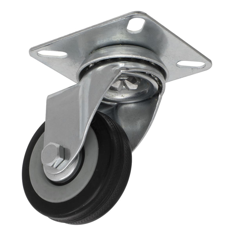 Sealey 50mm Castor Wheel Combo with Fixed & Swivel Plate 4pc SCWCOMBO1 Sealey - Dynamic Drive