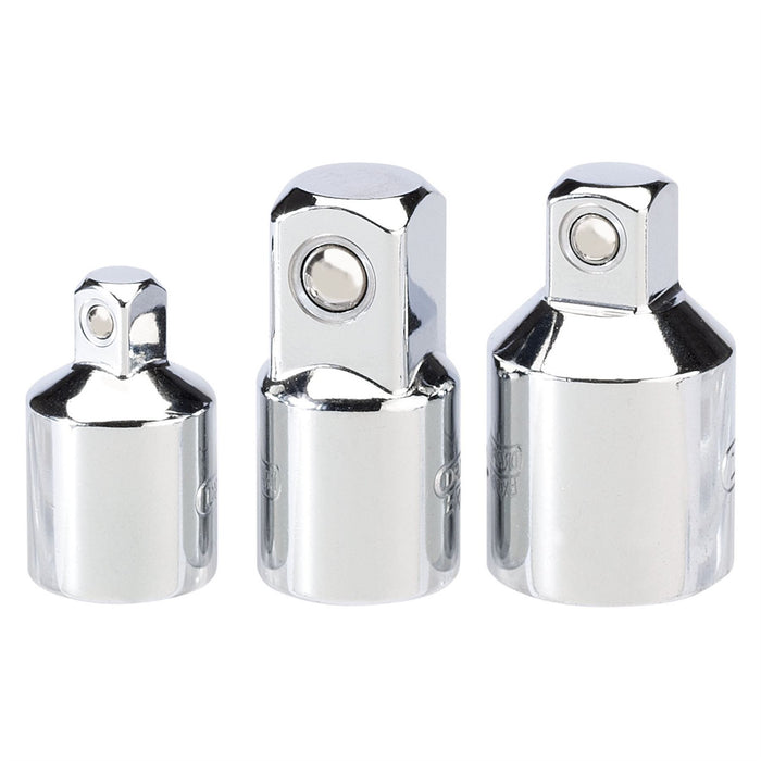 Draper Socket Converter Set, Polished Chrome (3 Piece) 16806 Draper - Dynamic Drive