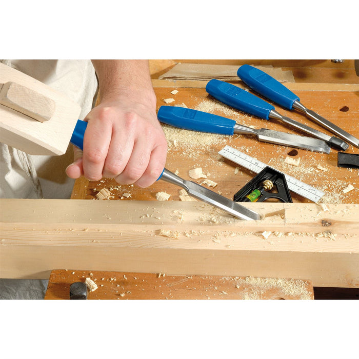 Draper Bevel Edge Wood Chisel Set (4 Piece) 69619 Draper - Dynamic Drive