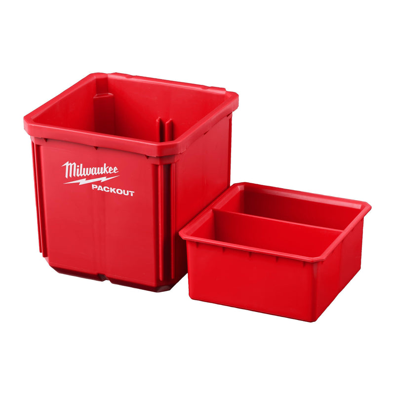 Milwaukee Packout Container 10 x 10 cm Pack of 2 Milwaukee - Dynamic Drive