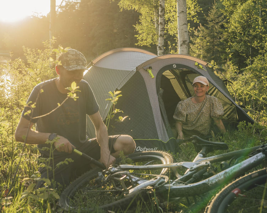 Outwell Earth 5 Plus Pole Tent Green 5 Person Outwell - Dynamic Drive