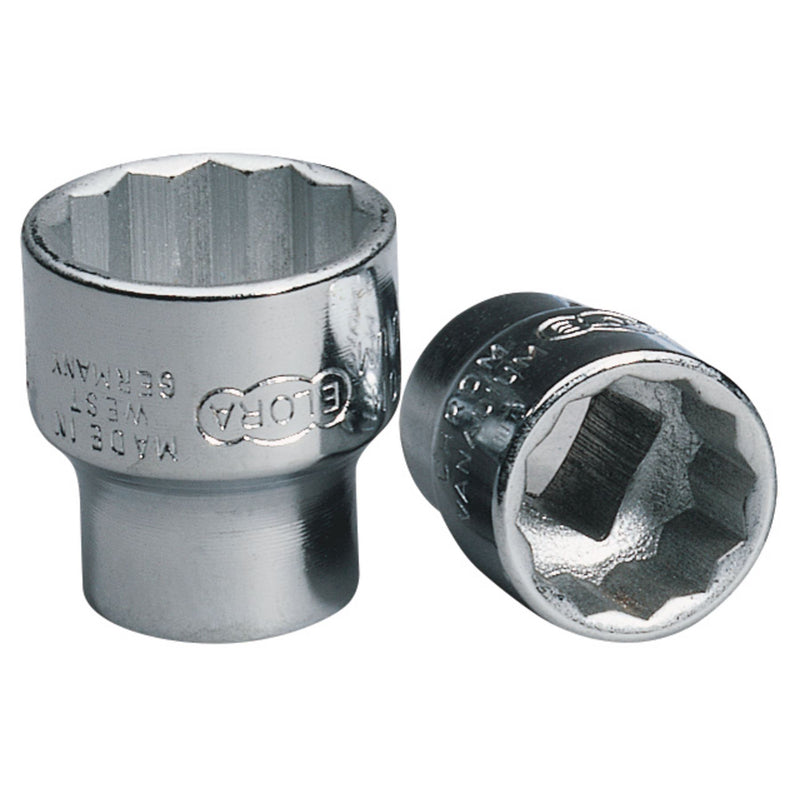 Draper Elora Bi-Hexagon Socket, 3/8" Sq. Dr., 15mm 25911 Draper - Dynamic Drive