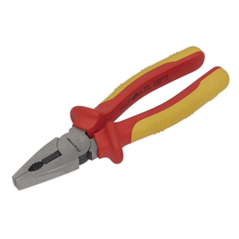 Sealey Combination Pliers 200mm VDE Approved AK83455 Sealey - Dynamic Drive
